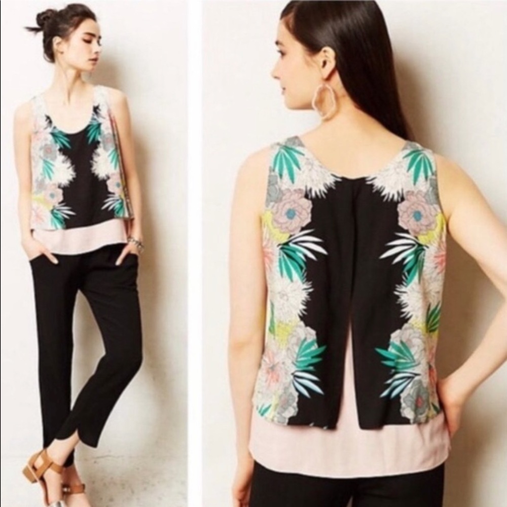Anthropologie/Corey Lynn Calter Anana Floral Tank